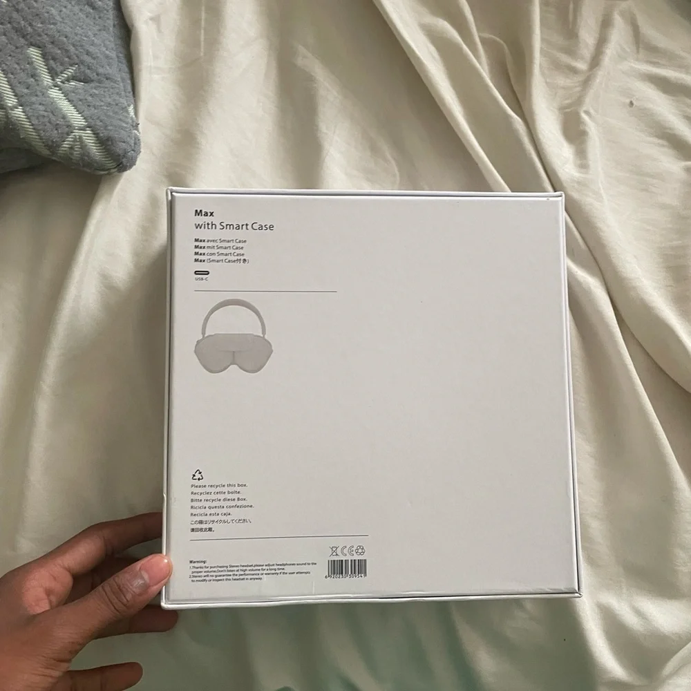Cream Over-Ear Headphones